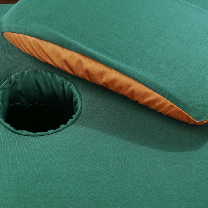 91家纺网 家纺一手货源 找家纺 不打烊家纺  (原春恩家纺) 2025新款美容床罩四件套巴黎之恋系列巴黎之恋孔雀绿