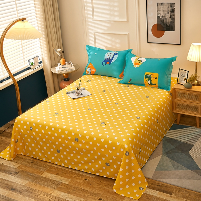 91家纺网 家纺一手货源 找家纺 2025新款13070全棉四件套纯棉三件套无化纤 侏罗纪公园