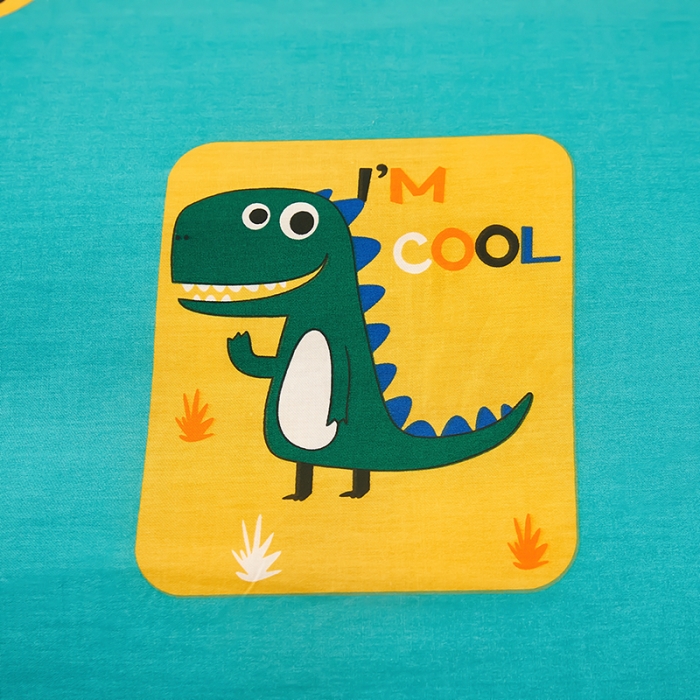 91家纺网 家纺一手货源 找家纺 2025新款13070全棉四件套纯棉三件套无化纤 侏罗纪公园