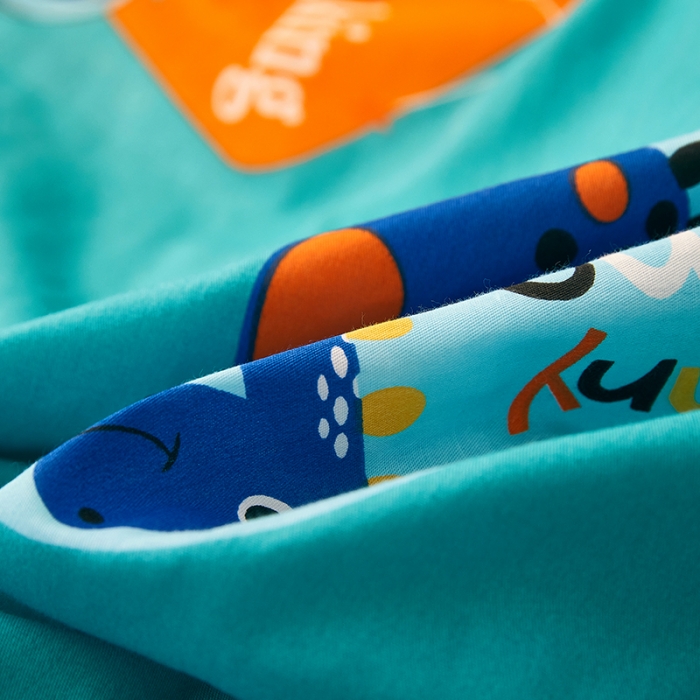 91家纺网 家纺一手货源 找家纺 2025新款13070全棉四件套纯棉三件套无化纤 侏罗纪公园