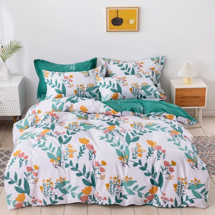 91家纺网 家纺一手货源 找家纺 星期三家纺 全棉13372优质新疆棉四件套（加老板微信有会员价）