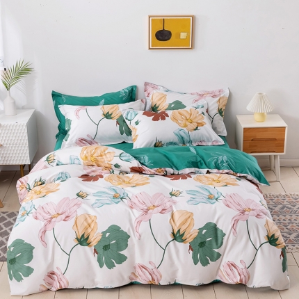 91家纺网 家纺一手货源 找家纺 星期三家纺 13372全棉优质新疆棉四件套（加老板微信有会员价）