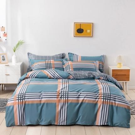 91家纺网 家纺一手货源 找家纺 （总）星期三家纺 2021新款13372春季全棉四件套（加老板微信有会员价）