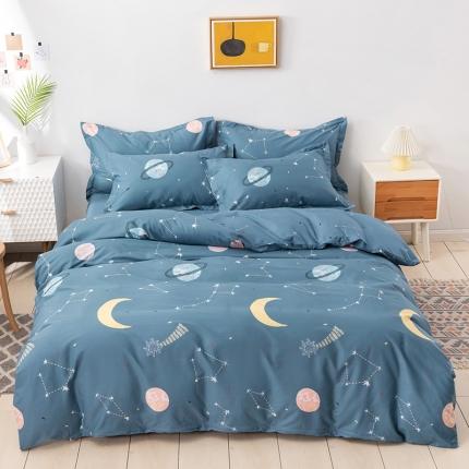 91家纺网 家纺一手货源 找家纺 星期三家纺 2021新款13372春季全棉四件套（加老板微信有会员价） 回忆