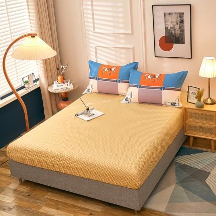 91家纺网 家纺一手货源 找家纺 衿成家纺 2025新款13070全棉单床笠 皇家庭院