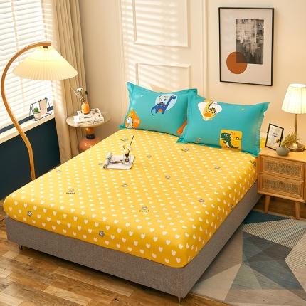 91家纺网 家纺一手货源 找家纺 衿成家纺 2025新款13070全棉单床笠 侏罗纪公园