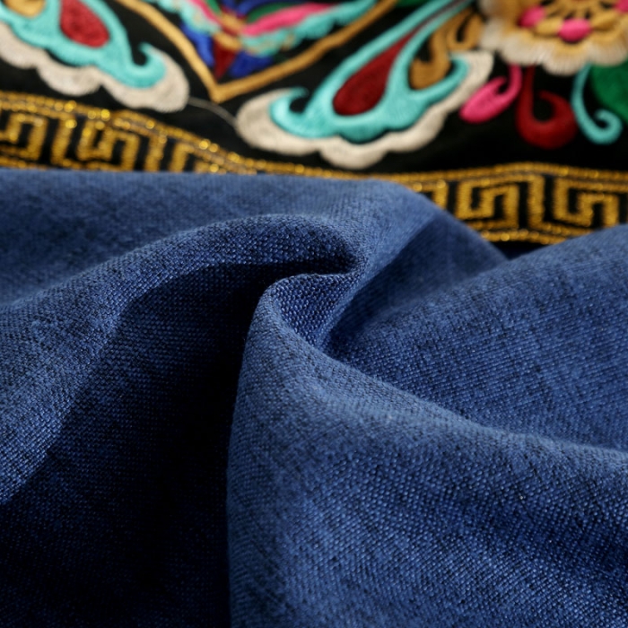 91家纺网 家纺一手货源 找家纺 不打烊家纺2025新款美容床罩四件套两情相悦系列B款 蓝色