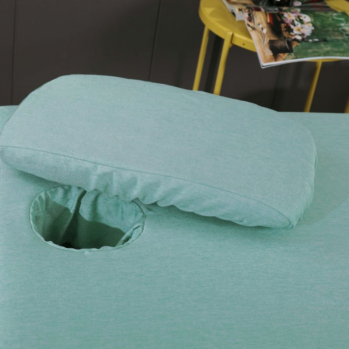 91家纺网 家纺一手货源 找家纺 不打烊家纺2025新款美容床罩四件套两情相悦系列B款绿色