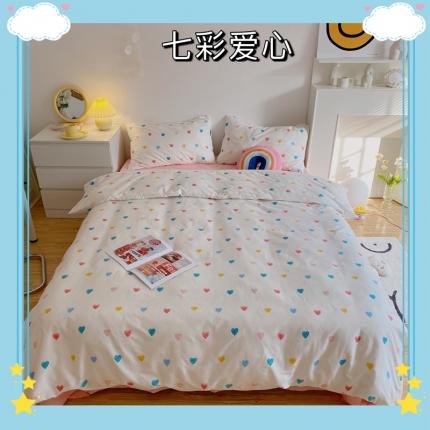 91家纺网 家纺一手货源 找家纺 （总）星期八 2021新款13372你好春天系列四件套