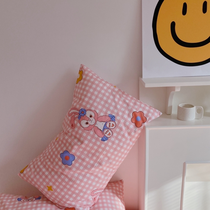 91家纺网 家纺一手货源 找家纺 星期八 2021新款13372你好春天系列四件套 星黛露