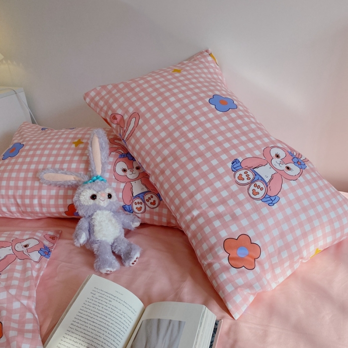 91家纺网 家纺一手货源 找家纺 星期八 2021新款13372你好春天系列四件套 星黛露