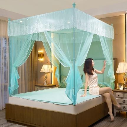 91家纺网 家纺一手货源 找家纺 雪姿 2023新款防蚊布坐床蚊帐 秋衣-水绿