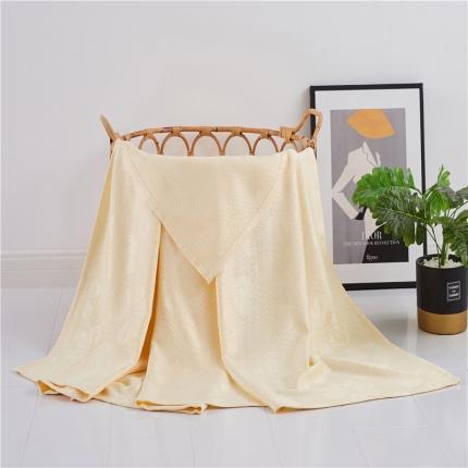 91家纺网 家纺一手货源 找家纺 （总）首爱家纺 2025新款经典款六叶草竹纤维盖毯