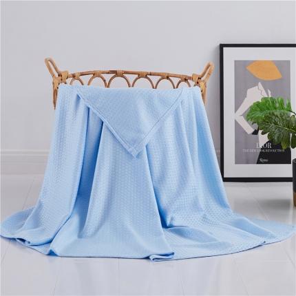 91家纺网 家纺一手货源 找家纺 （总）首爱家纺 2025新款菱形格竹纤维盖毯