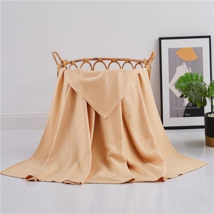 91家纺网 家纺一手货源 找家纺 （总）首爱家纺 2025新款菱形格竹纤维盖毯