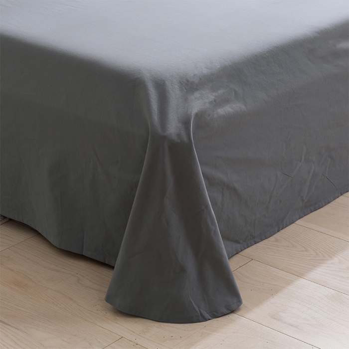 91家纺网 家纺一手货源 找家纺 简色坊 2023新款全棉水洗棉单品床单 英伦格调