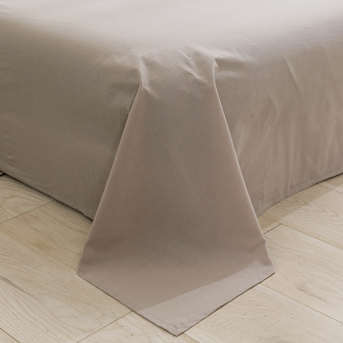 91家纺网 家纺一手货源 找家纺 简色坊 2023新款全棉水洗棉单品床单 优雅格调-蓝