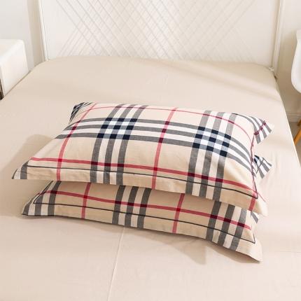 91家纺网 家纺一手货源 找家纺 （总）简色坊 2023新款全棉水洗棉单品枕套一只