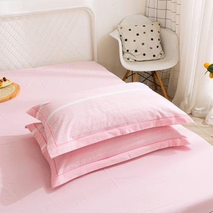 91家纺网 家纺一手货源 找家纺 （总）简色坊 2023新款全棉水洗棉单品枕套一只