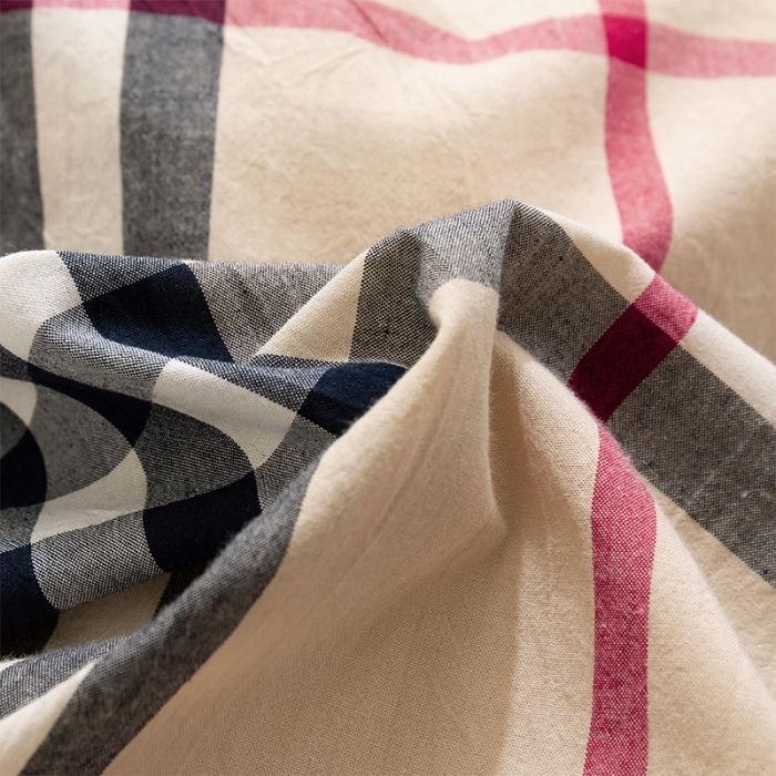 91家纺网 家纺一手货源 找家纺 简色坊 2023新款全棉水洗棉单品枕套一只 格韵