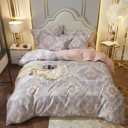 91家纺网 家纺一手货源 找家纺 （总）威克凯丽 2023新款全棉活性生态磨毛四件套