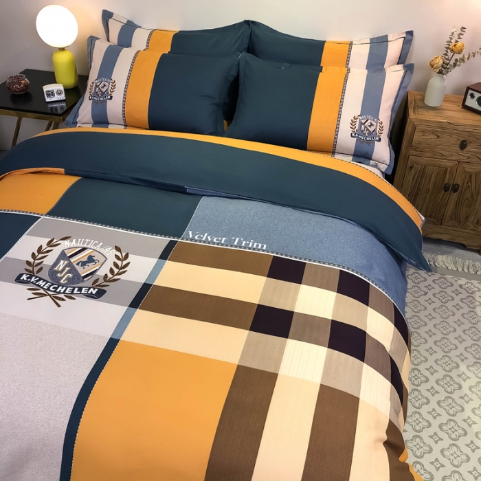 91家纺网 家纺一手货源 找家纺 （总）金爱家 2021新款纯棉生态磨毛四件套