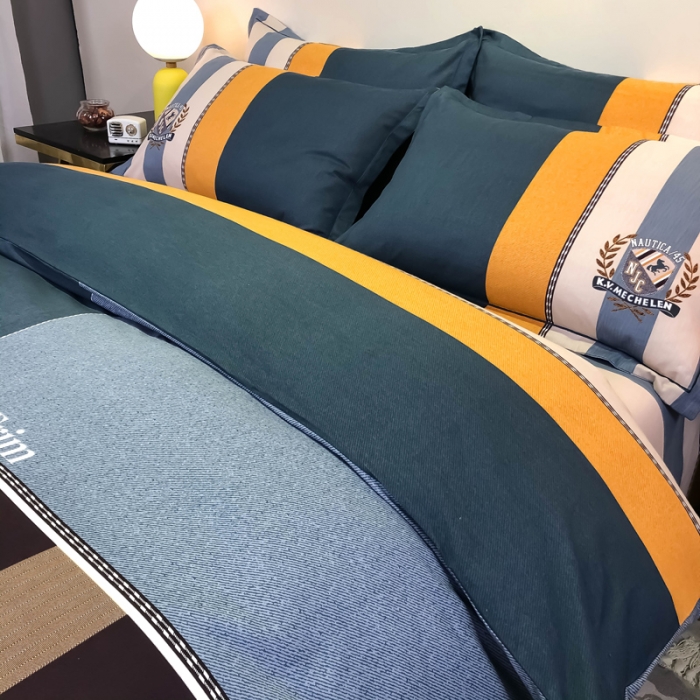 91家纺网 家纺一手货源 找家纺 （总）金爱家 2021新款纯棉生态磨毛四件套