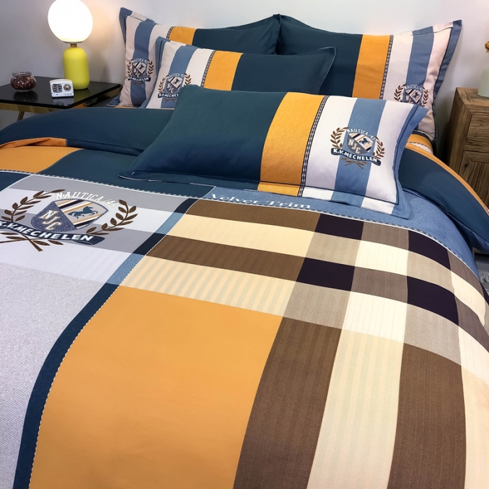 91家纺网 家纺一手货源 找家纺 金爱家 2021新款纯棉生态磨毛四件套 北欧潮流