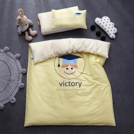 91家纺网 家纺一手货源 找家纺 （总）全棉台板印花儿童套件幼儿园被子三件套婴童午睡三/六件套