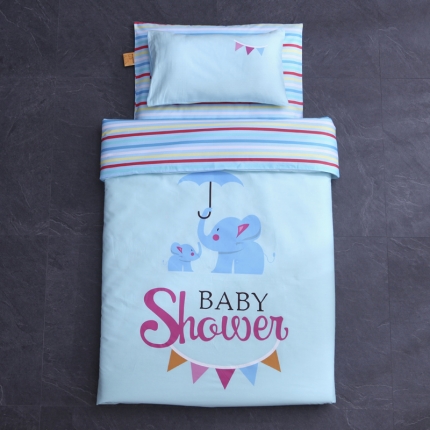 91家纺网 家纺一手货源 找家纺 （总）全棉台板印花儿童套件幼儿园被子三件套婴童午睡三/六件套