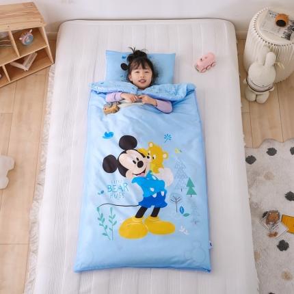 迪士尼家居馆2021儿童卡通印花多功能防踢被睡袋 快乐米奇