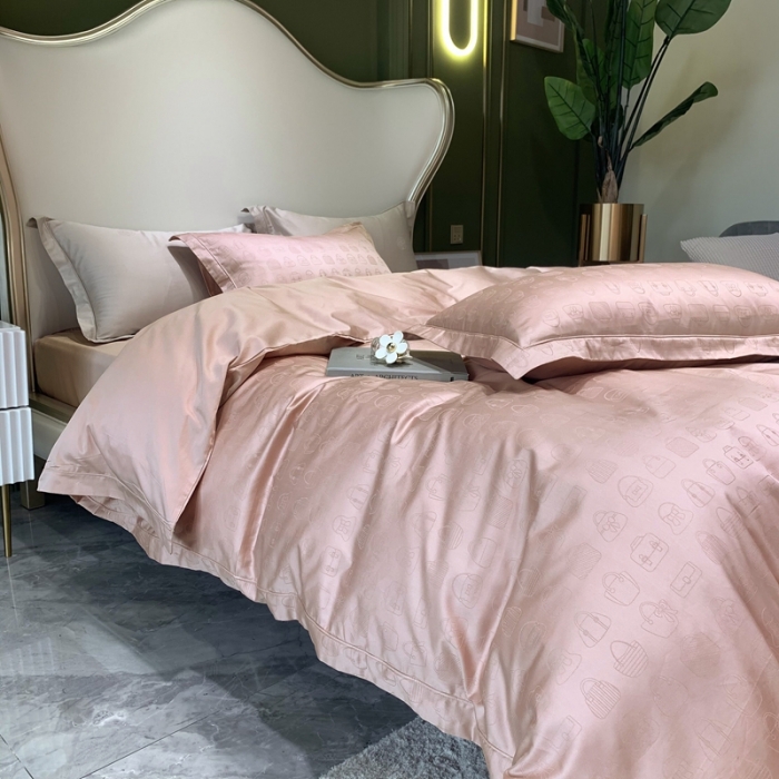 91家纺网 家纺一手货源 找家纺 优然居 2021新款100支提花系列四件套实拍 简妮