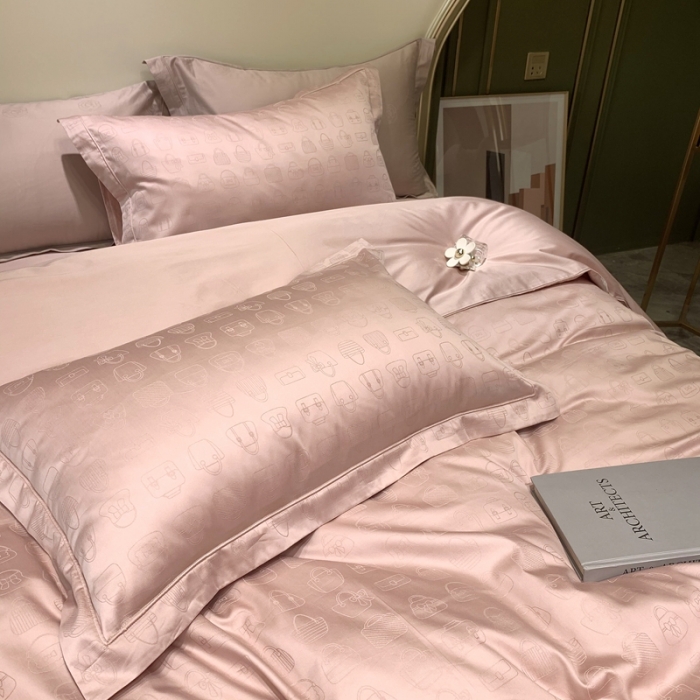 91家纺网 家纺一手货源 找家纺 优然居 2021新款100支提花系列四件套实拍 简妮