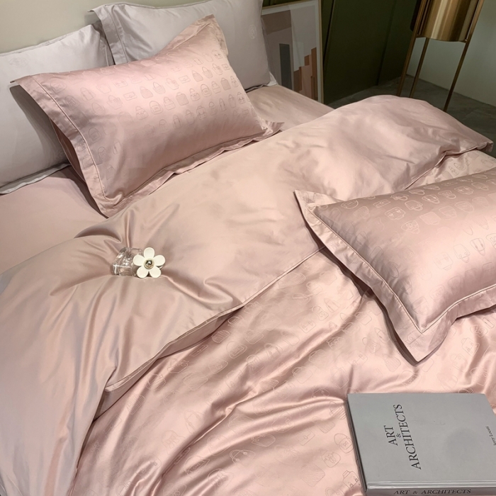 91家纺网 家纺一手货源 找家纺 优然居 2021新款100支提花系列四件套实拍 简妮