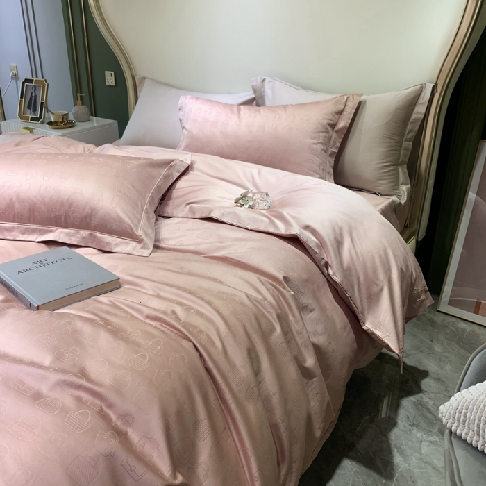 91家纺网 家纺一手货源 找家纺 优然居 2021新款100支提花系列四件套实拍 简妮