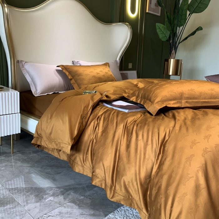 91家纺网 家纺一手货源 找家纺 优然居 2021新款100支提花系列四件套实拍 凯丽