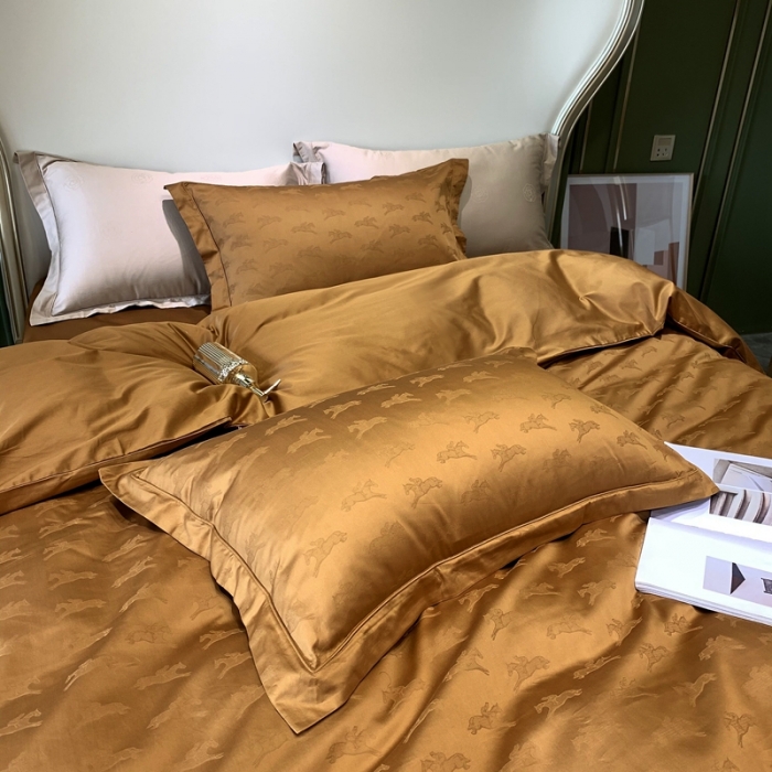 91家纺网 家纺一手货源 找家纺 优然居 2021新款100支提花系列四件套实拍 凯丽