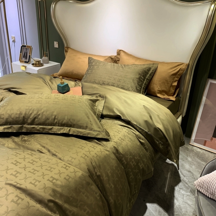 91家纺网 家纺一手货源 找家纺 优然居 2021新款100支提花系列四件套实拍 康瑟夫