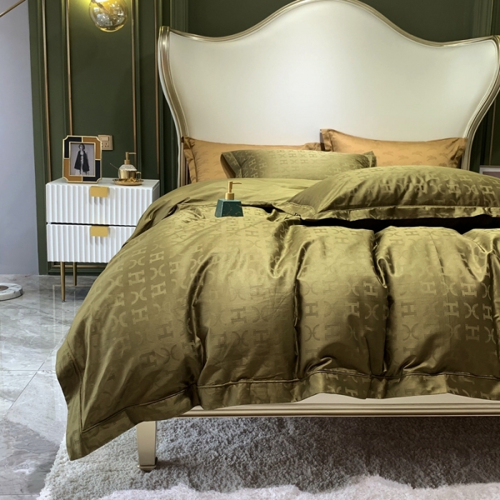 91家纺网 家纺一手货源 找家纺 优然居 2021新款100支提花系列四件套实拍 康瑟夫