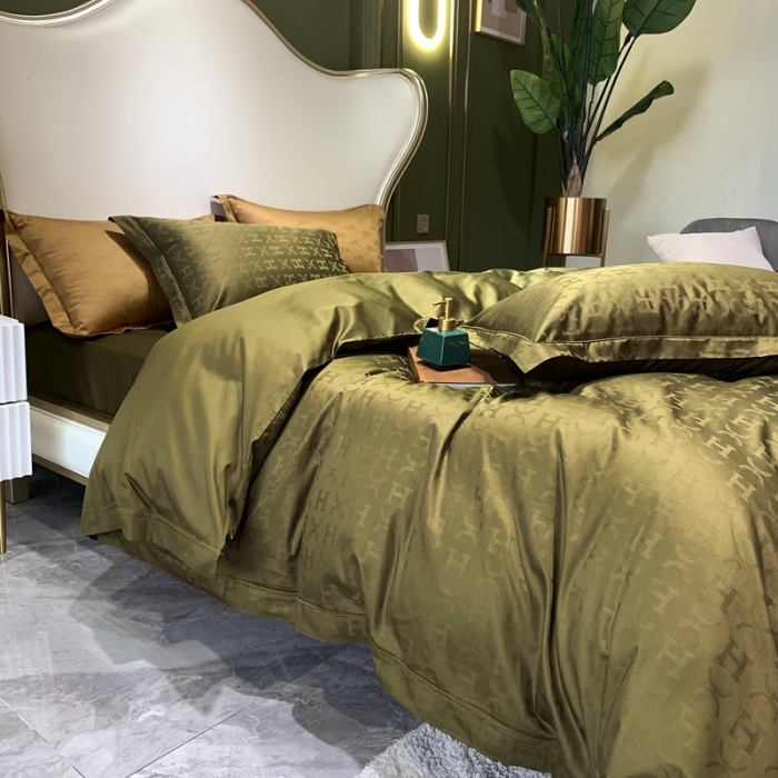 91家纺网 家纺一手货源 找家纺 优然居 2021新款100支提花系列四件套实拍 康瑟夫