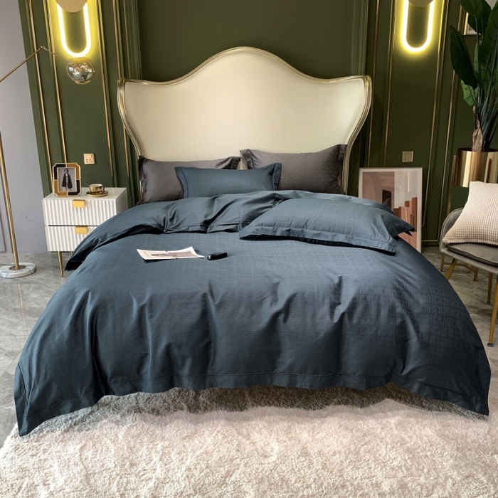 91家纺网 家纺一手货源 找家纺 优然居 2021新款100支提花系列四件套实拍 卢卡斯