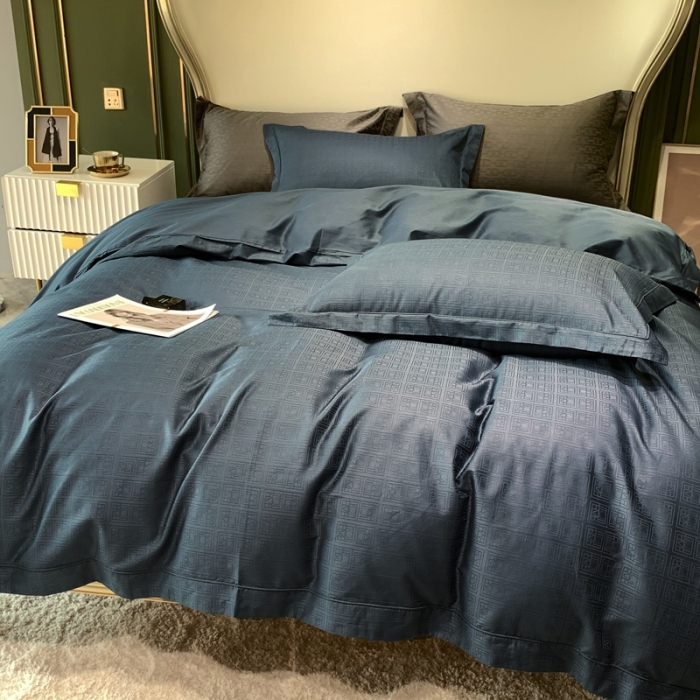 91家纺网 家纺一手货源 找家纺 优然居 2021新款100支提花系列四件套实拍 卢卡斯