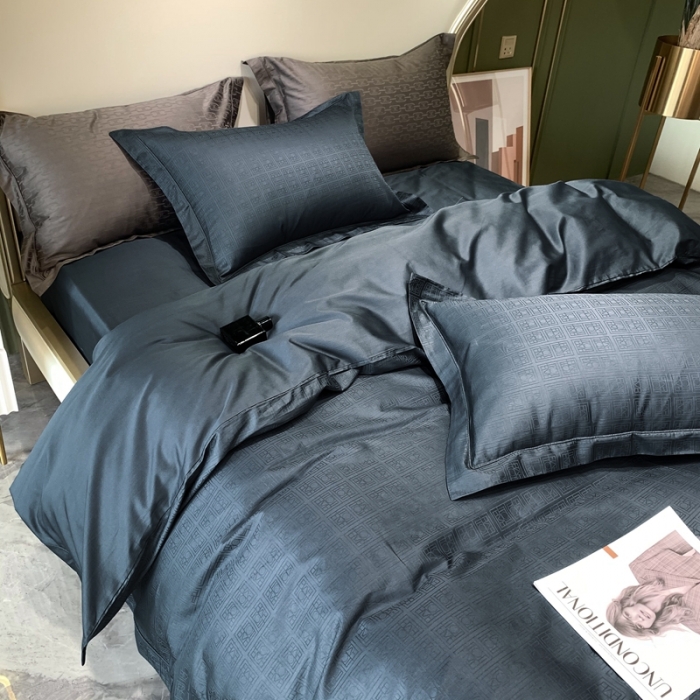 91家纺网 家纺一手货源 找家纺 优然居 2021新款100支提花系列四件套实拍 卢卡斯