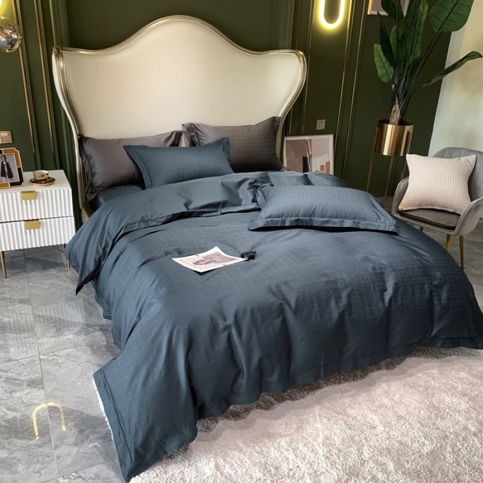 91家纺网 家纺一手货源 找家纺 优然居 2021新款100支提花系列四件套实拍 卢卡斯