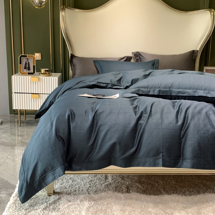 91家纺网 家纺一手货源 找家纺 优然居 2021新款100支提花系列四件套实拍 卢卡斯