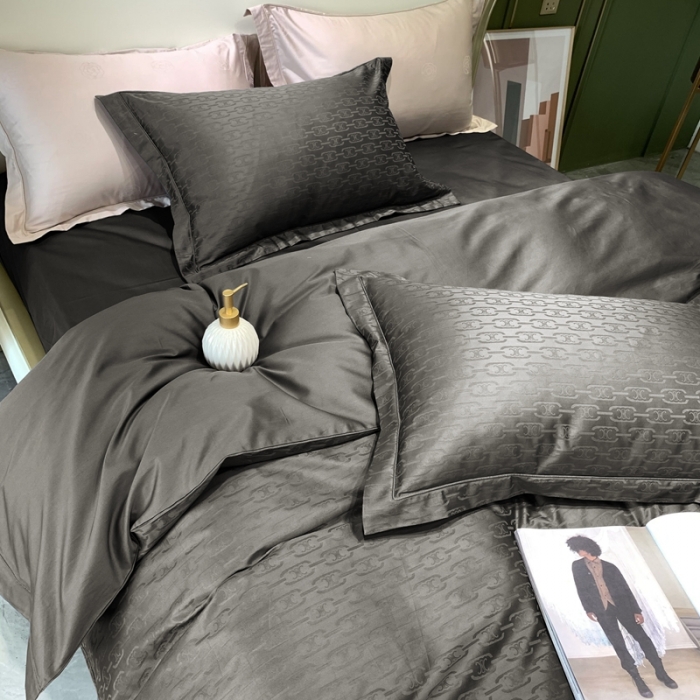 91家纺网 家纺一手货源 找家纺 优然居 2021新款100支提花系列四件套实拍 思琳