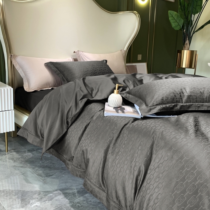 91家纺网 家纺一手货源 找家纺 优然居 2021新款100支提花系列四件套实拍 思琳