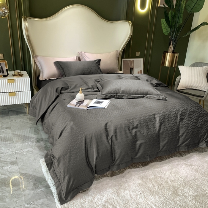 91家纺网 家纺一手货源 找家纺 优然居 2021新款100支提花系列四件套实拍 思琳