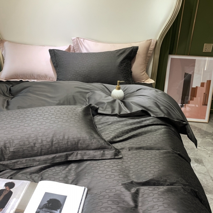 91家纺网 家纺一手货源 找家纺 优然居 2021新款100支提花系列四件套实拍 思琳