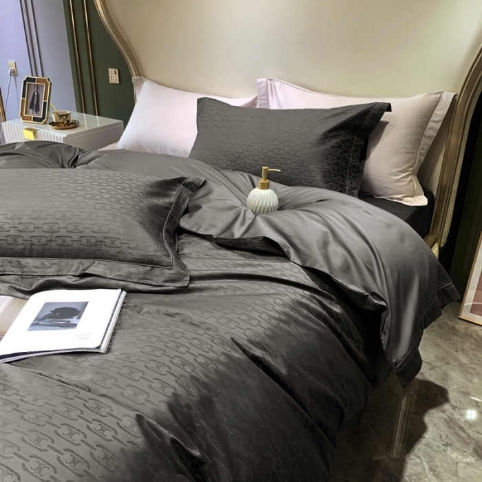 91家纺网 家纺一手货源 找家纺 优然居 2021新款100支提花系列四件套实拍 思琳